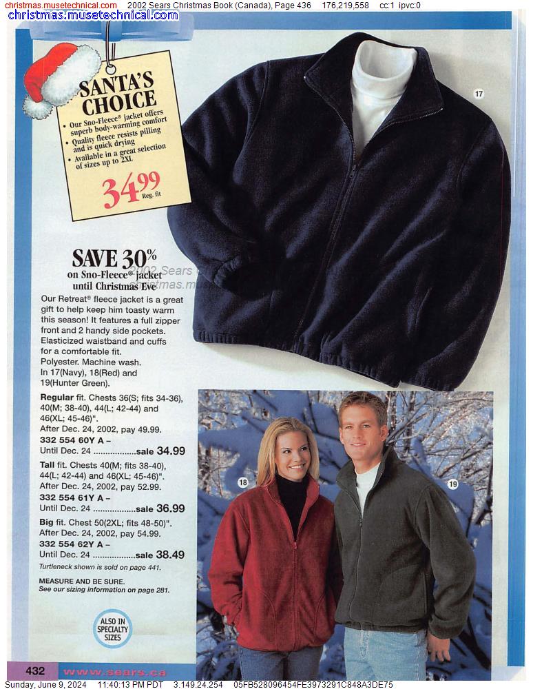 2002 Sears Christmas Book (Canada), Page 436