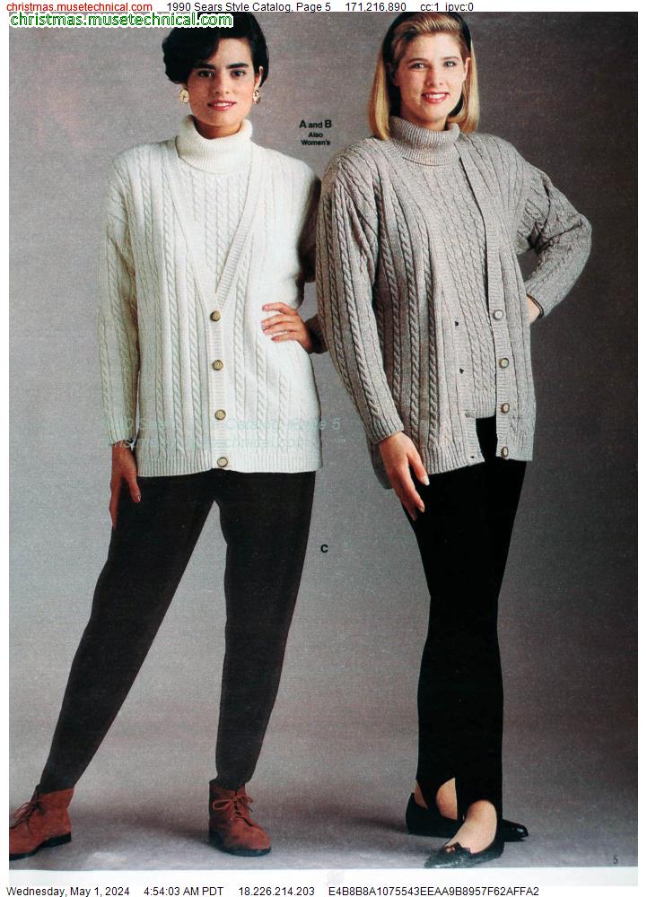 1990 Sears Style Catalog, Page 5