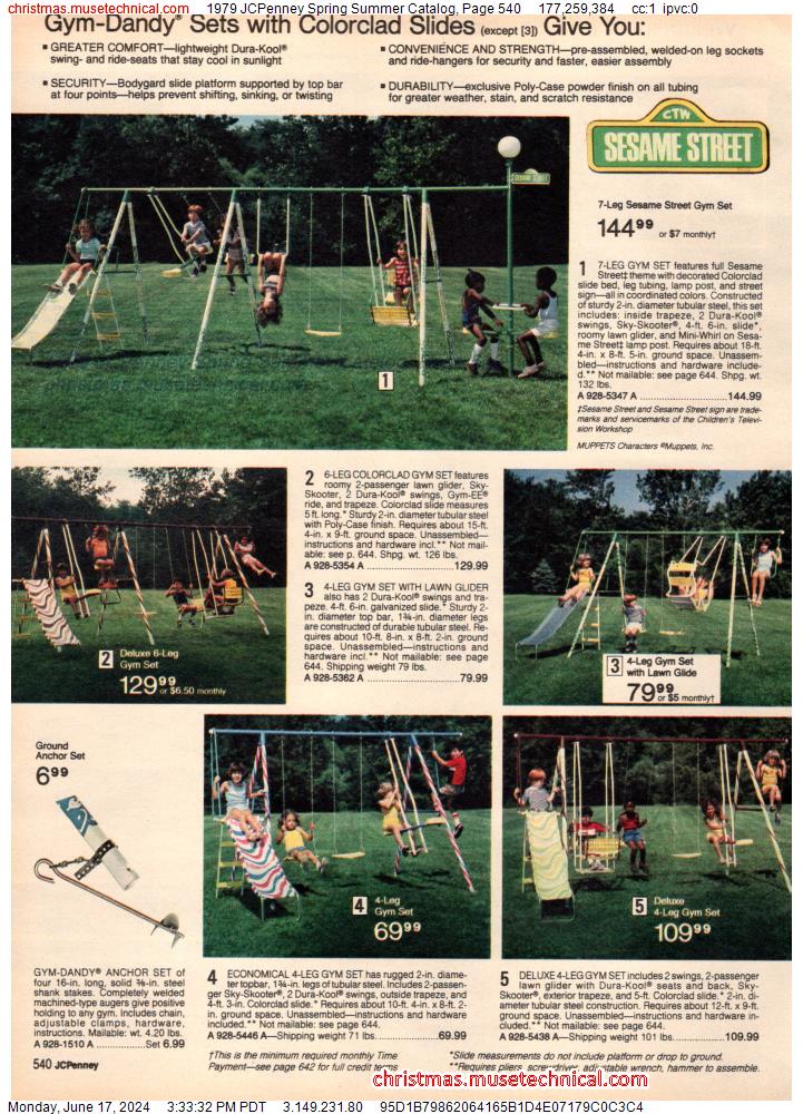 1979 JCPenney Spring Summer Catalog, Page 540