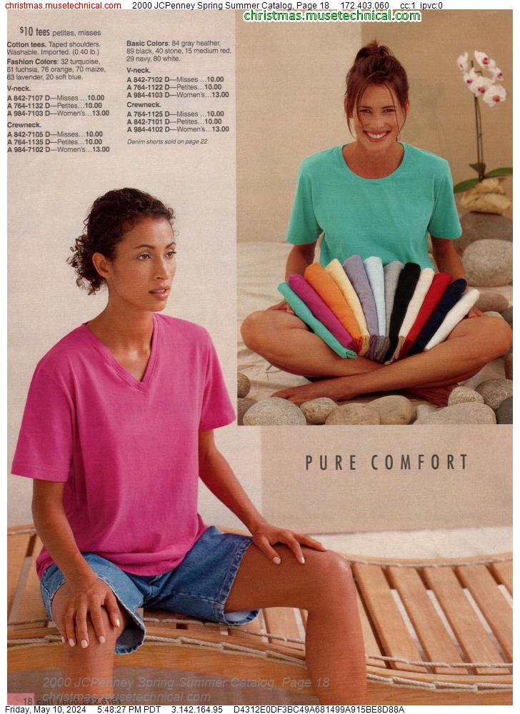 2000 JCPenney Spring Summer Catalog, Page 18
