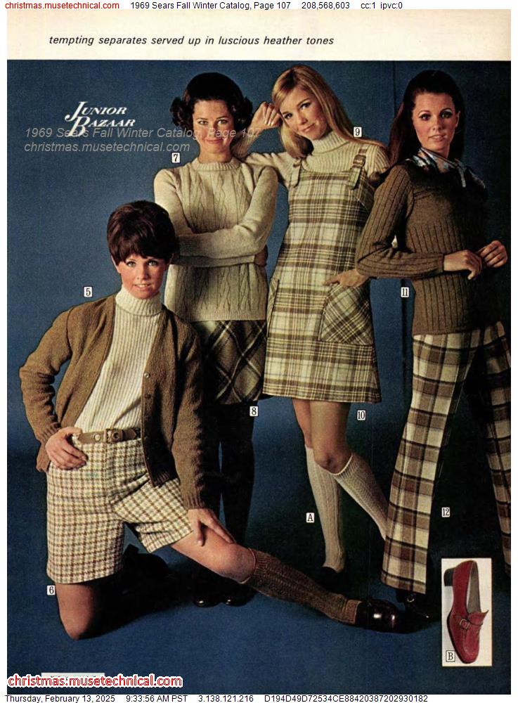 1969 Sears Fall Winter Catalog, Page 107