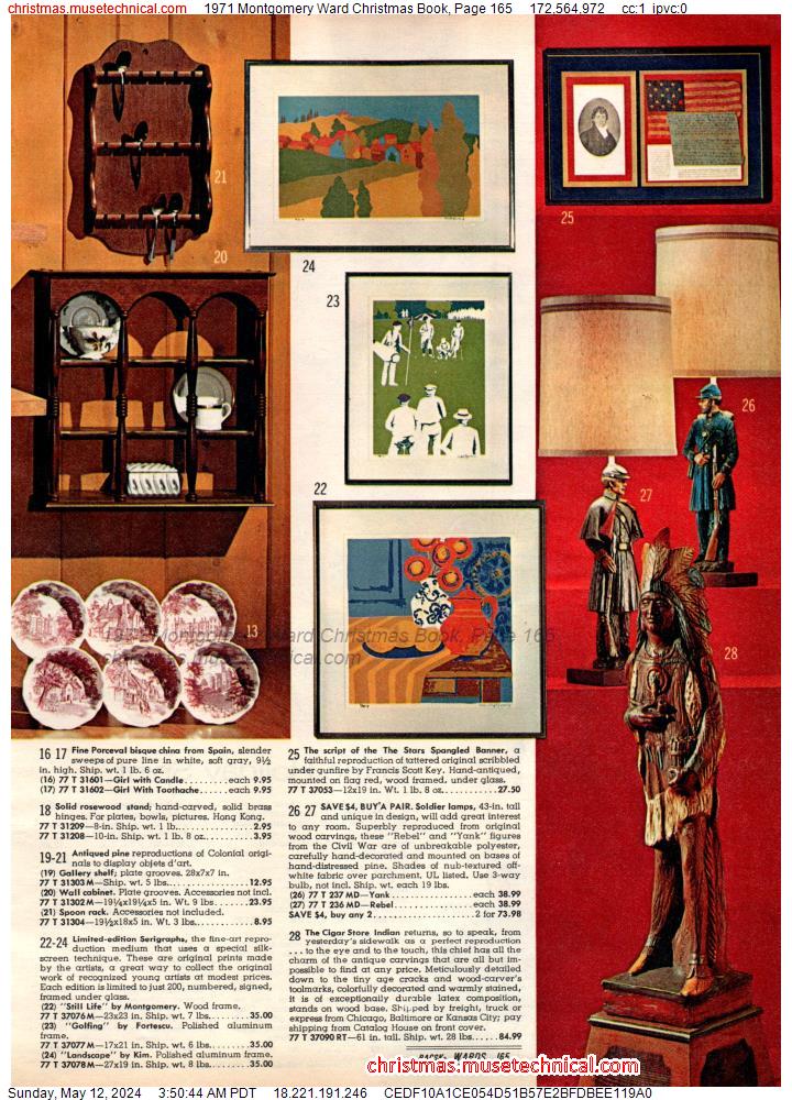 1971 Montgomery Ward Christmas Book, Page 165