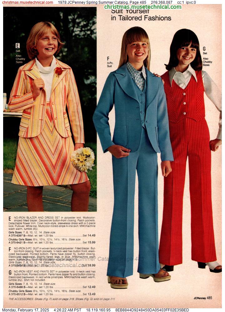 1978 JCPenney Spring Summer Catalog, Page 485