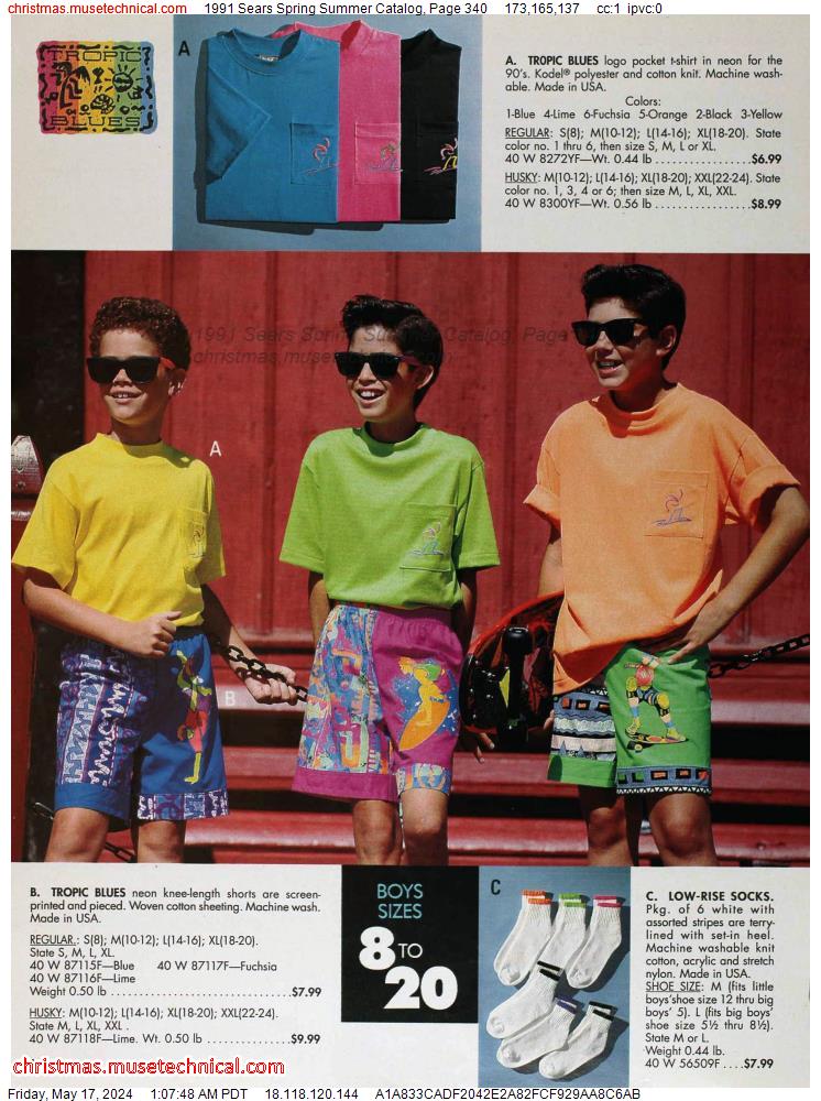 1991 Sears Spring Summer Catalog, Page 340