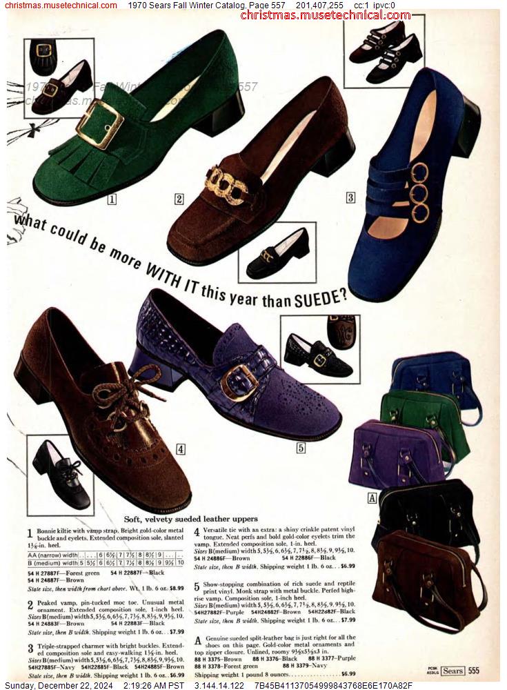 1970 Sears Fall Winter Catalog, Page 557