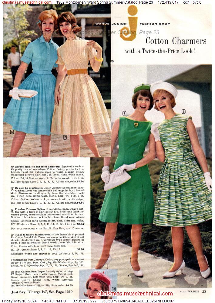 1962 Montgomery Ward Spring Summer Catalog, Page 23