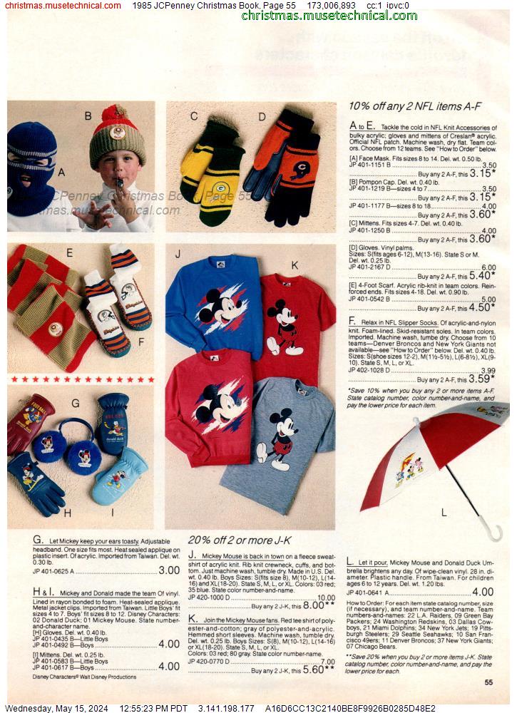 1985 JCPenney Christmas Book, Page 55