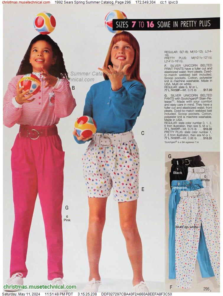 1992 Sears Spring Summer Catalog, Page 296