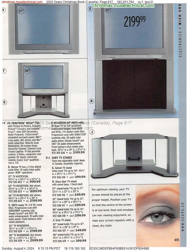 2003 Sears Christmas Book (Canada), Page 617