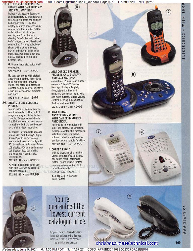 2003 Sears Christmas Book (Canada), Page 671