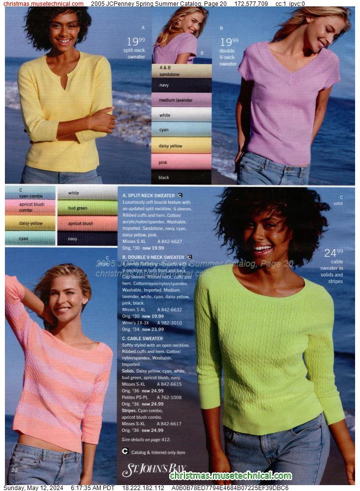 2005 JCPenney Spring Summer Catalog, Page 20