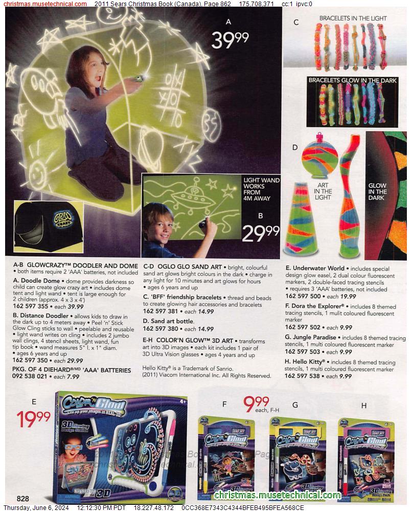 2011 Sears Christmas Book (Canada), Page 862