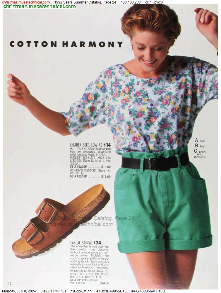 1992 Sears Summer Catalog, Page 24