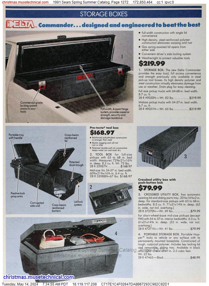 1991 Sears Spring Summer Catalog, Page 1272
