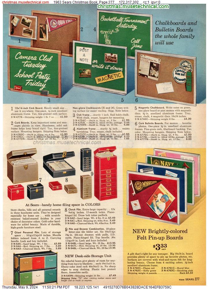 1963 Sears Christmas Book, Page 277