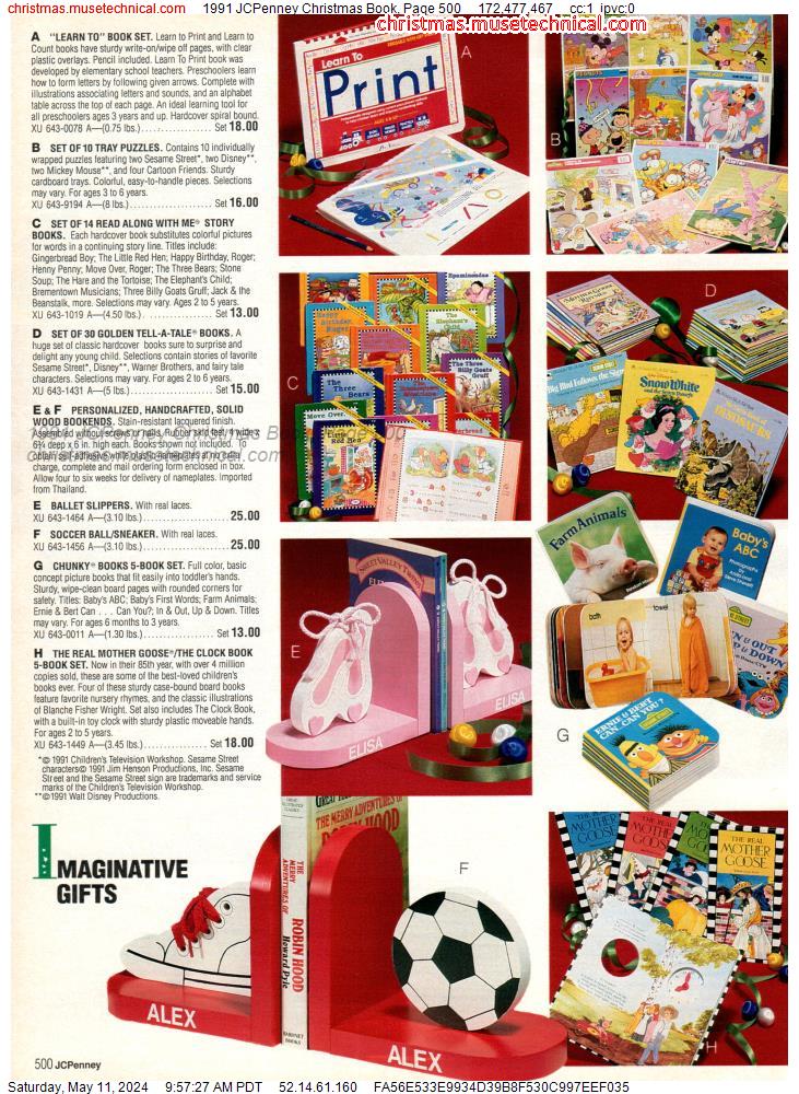 1991 JCPenney Christmas Book, Page 500