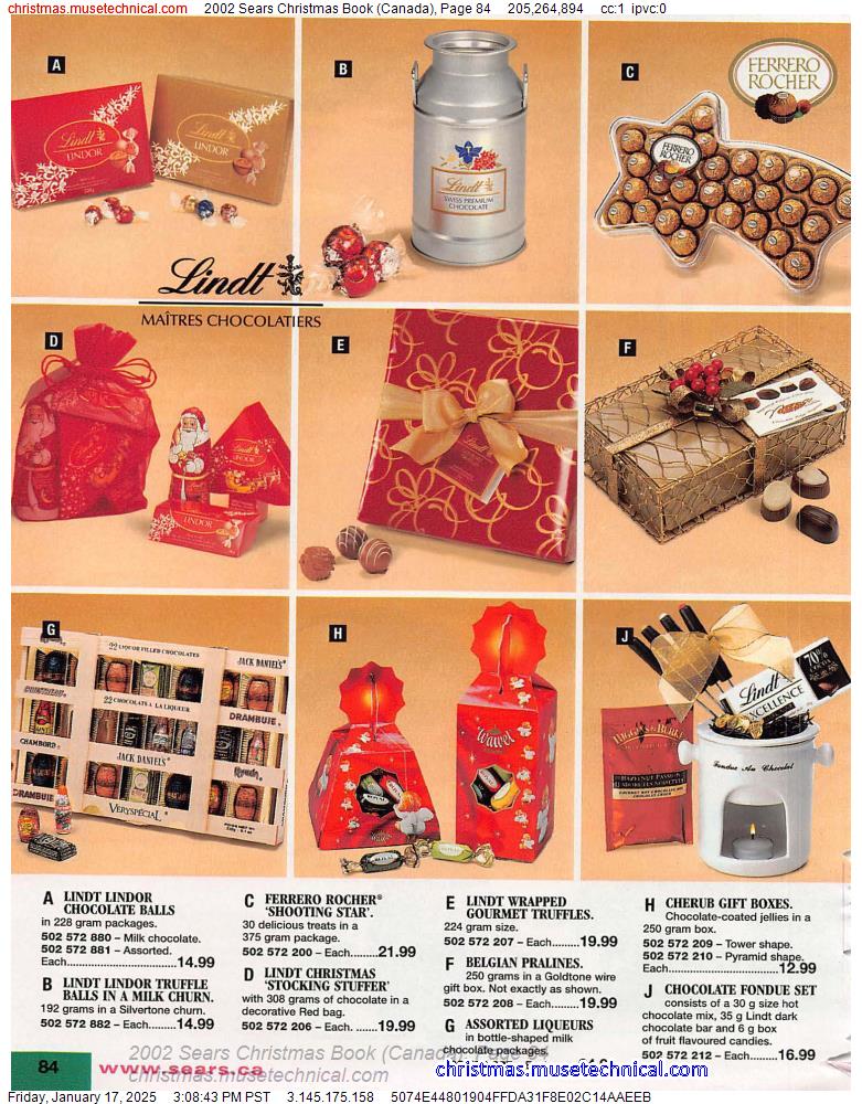 2002 Sears Christmas Book (Canada), Page 84