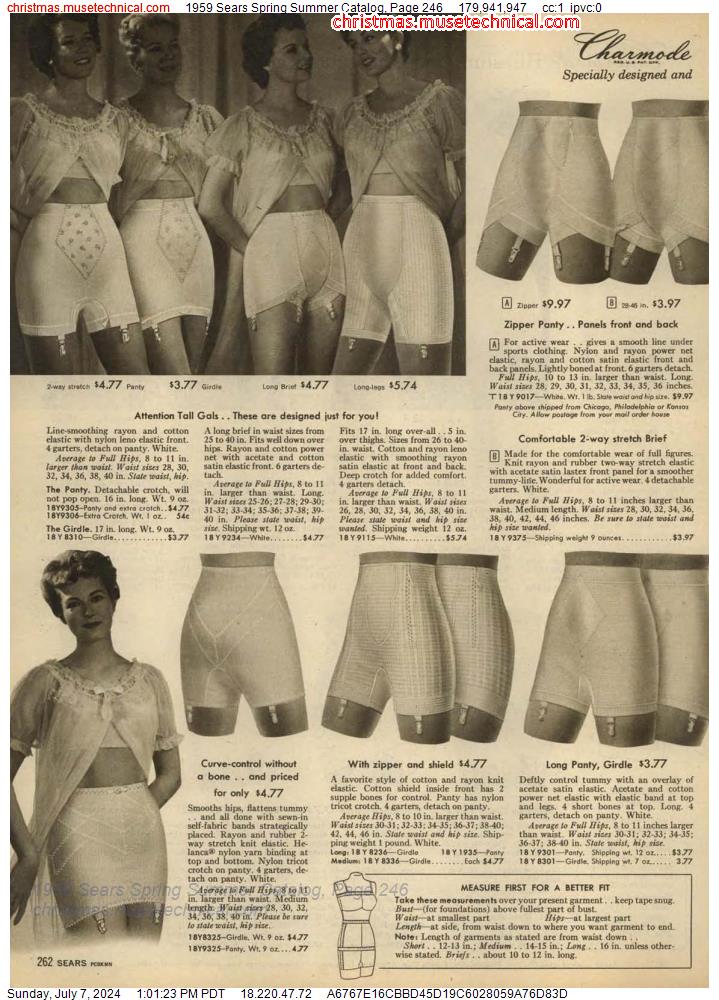 1959 Sears Spring Summer Catalog, Page 246