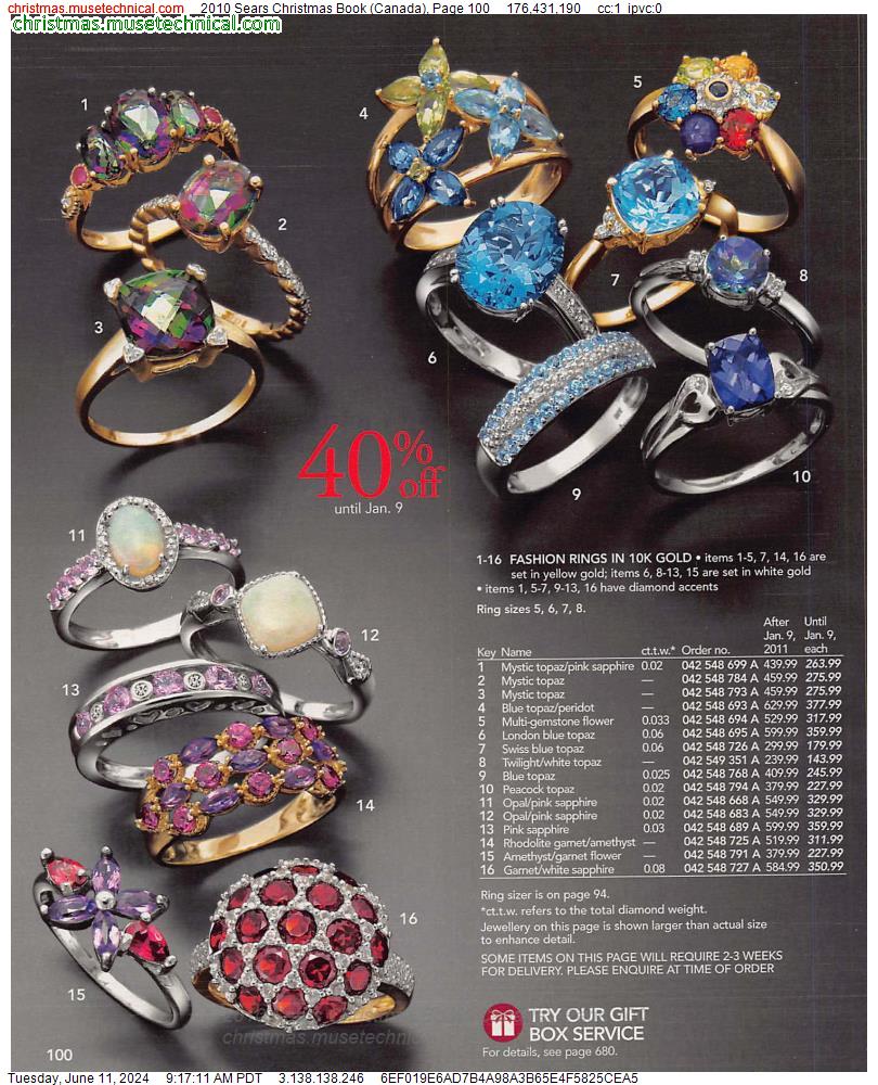 2010 Sears Christmas Book (Canada), Page 100