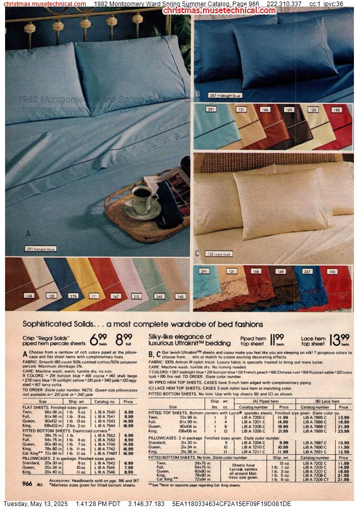 1982 Montgomery Ward Spring Summer Catalog, Page 966