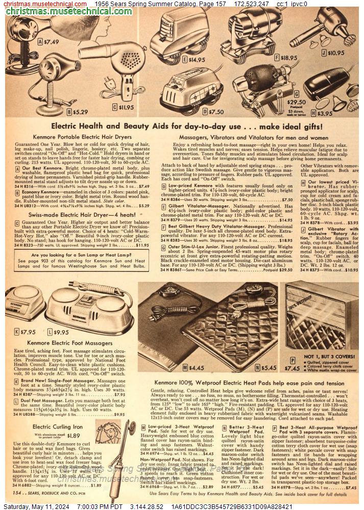 1956 Sears Spring Summer Catalog, Page 157