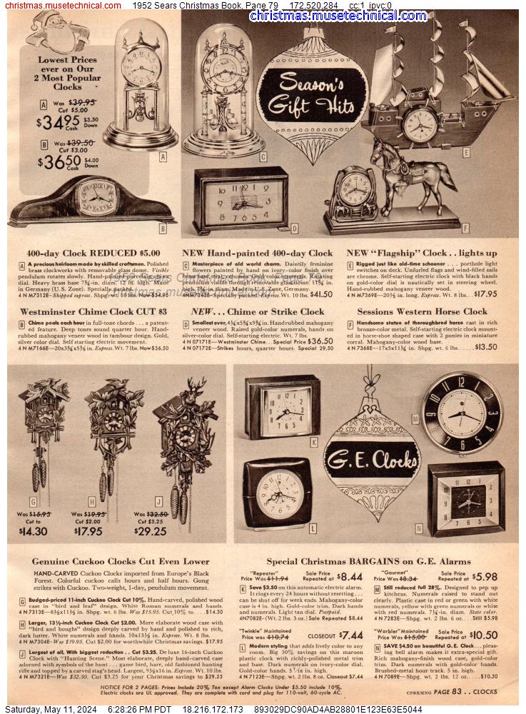 1952 Sears Christmas Book, Page 79