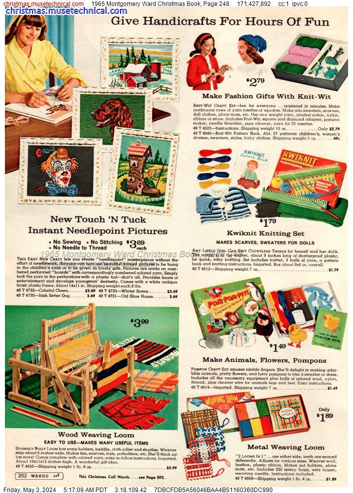 1965 Montgomery Ward Christmas Book, Page 248