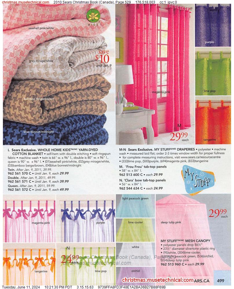 2010 Sears Christmas Book (Canada), Page 529