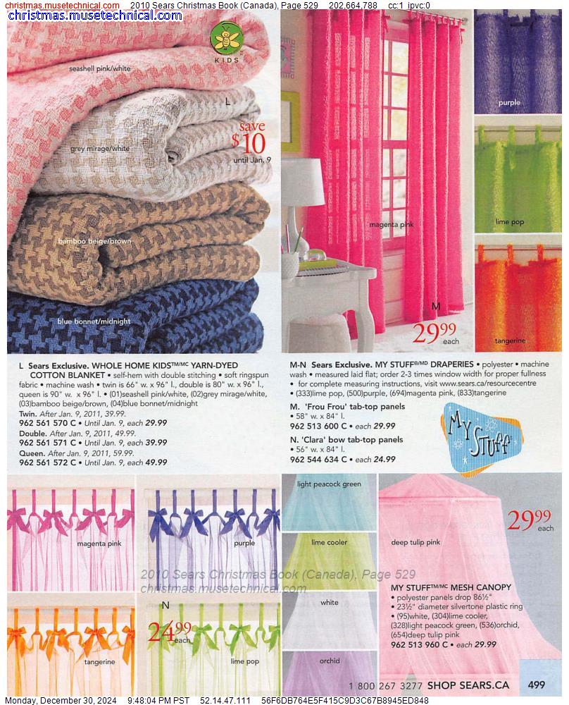 2010 Sears Christmas Book (Canada), Page 529