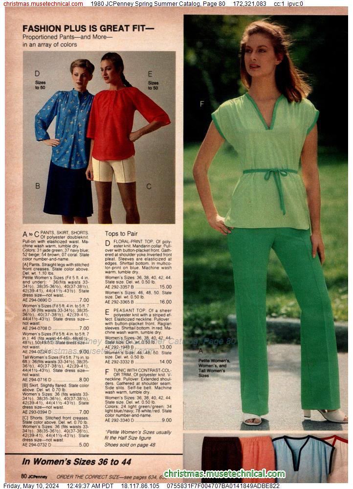 1980 JCPenney Spring Summer Catalog, Page 80