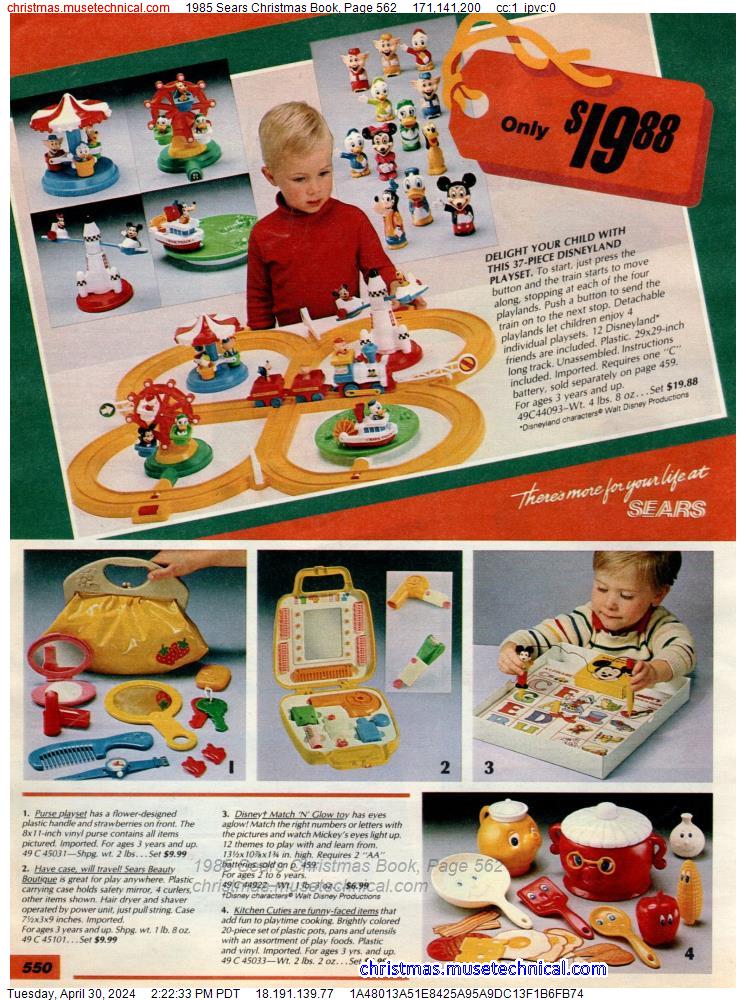 1985 Sears Christmas Book, Page 562