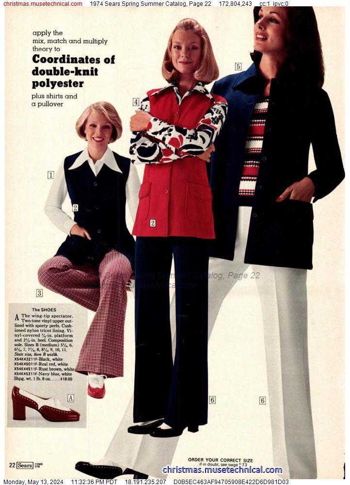 1974 Sears Spring Summer Catalog, Page 22