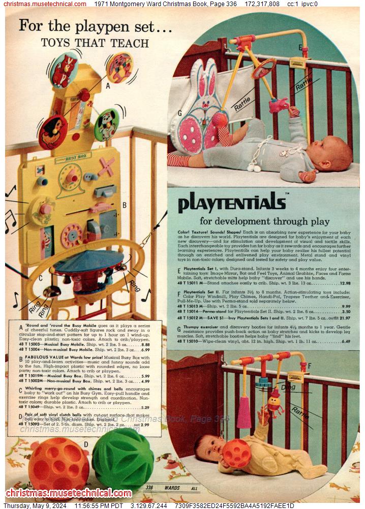 1971 Montgomery Ward Christmas Book, Page 336