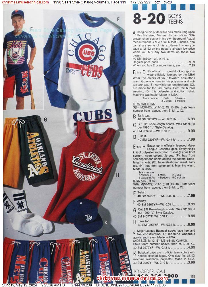 1990 Sears Style Catalog Volume 3, Page 119