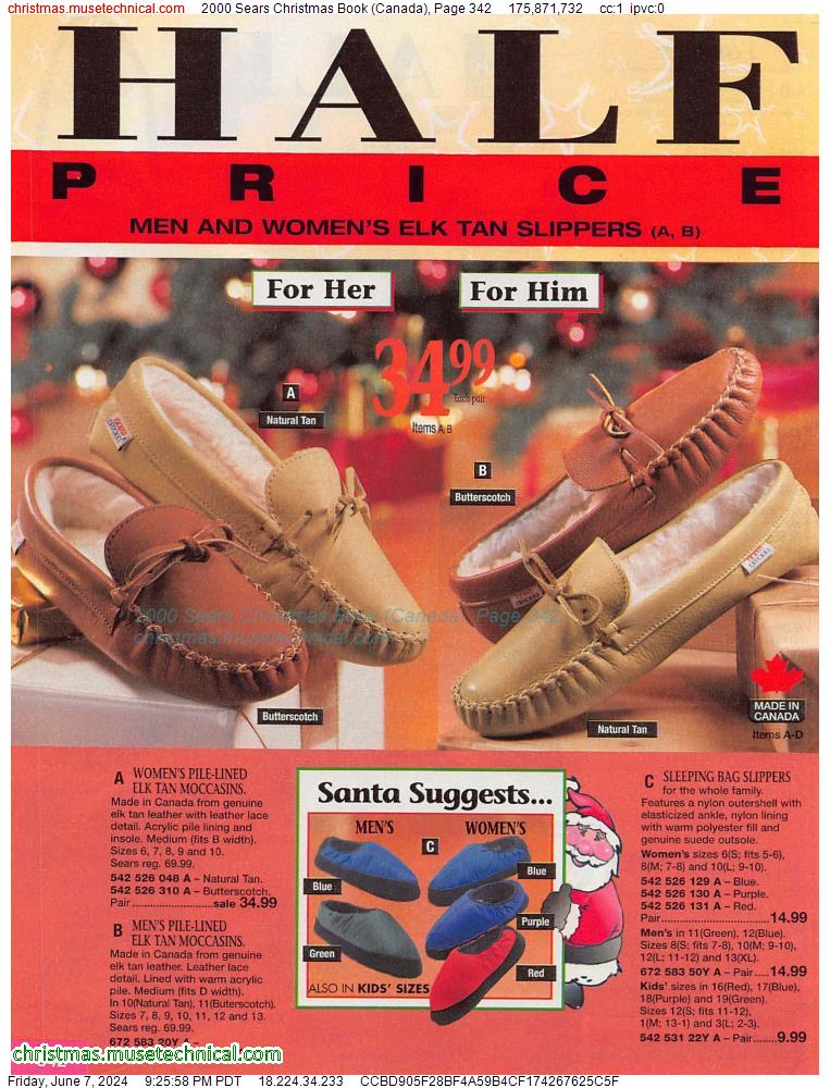 2000 Sears Christmas Book (Canada), Page 342