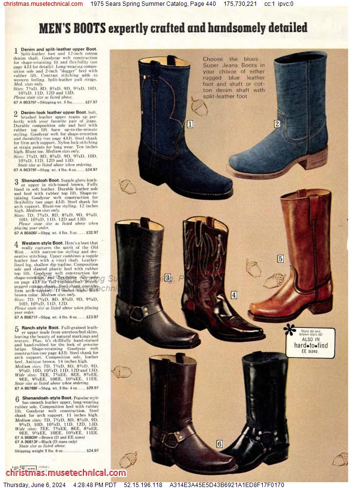 1975 Sears Spring Summer Catalog, Page 440
