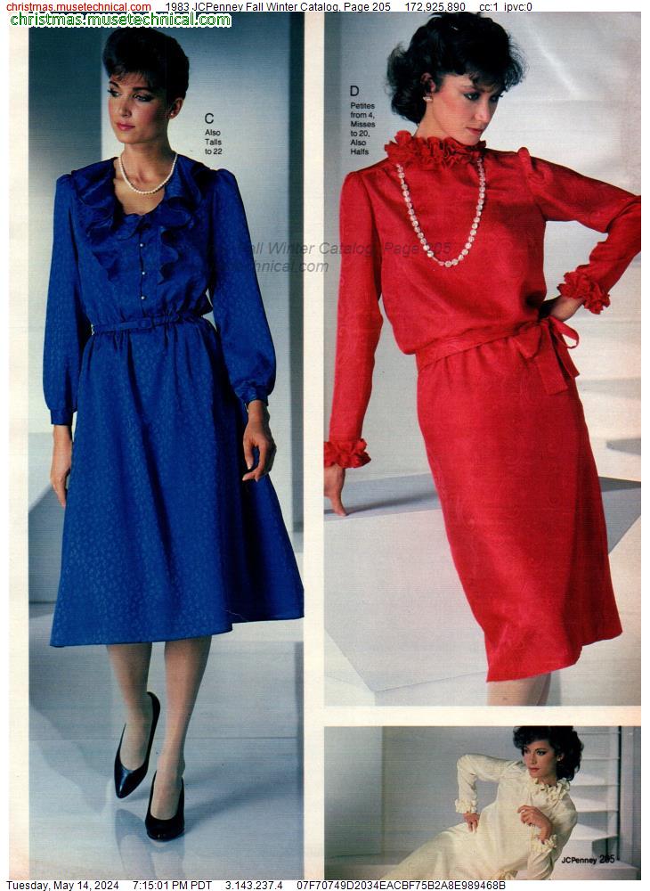 1983 JCPenney Fall Winter Catalog, Page 205