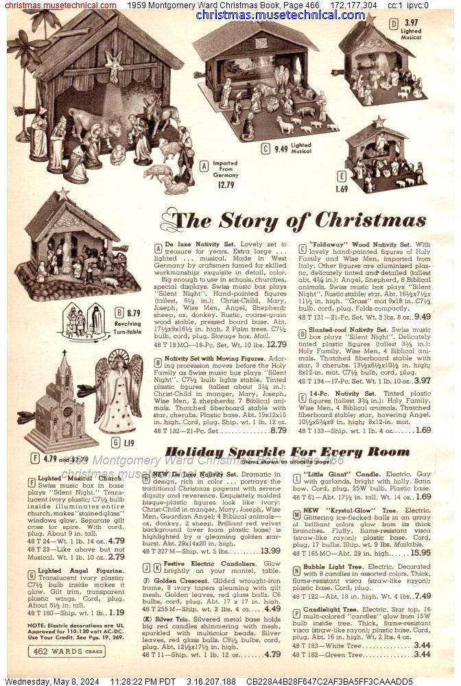1959 Montgomery Ward Christmas Book, Page 466