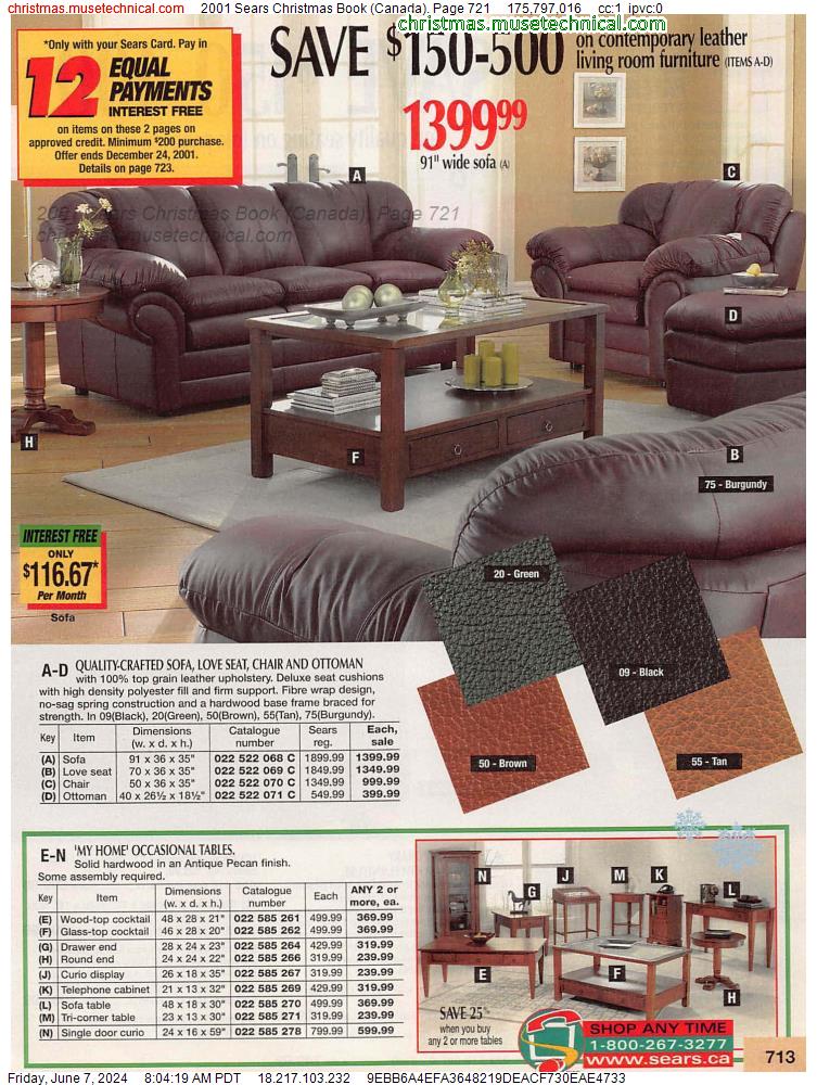 2001 Sears Christmas Book (Canada), Page 721