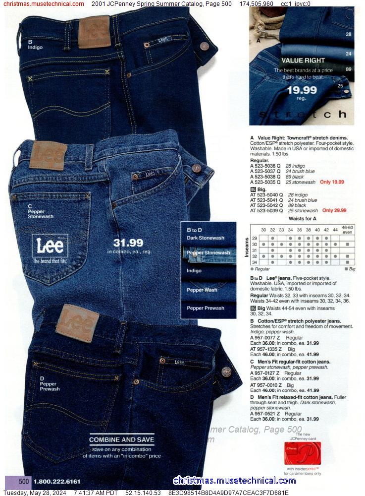 2001 JCPenney Spring Summer Catalog, Page 500