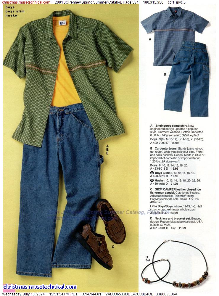 2001 JCPenney Spring Summer Catalog, Page 534