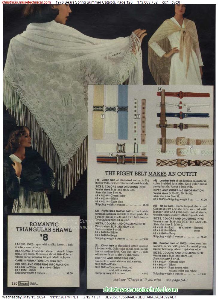 1976 Sears Spring Summer Catalog, Page 120