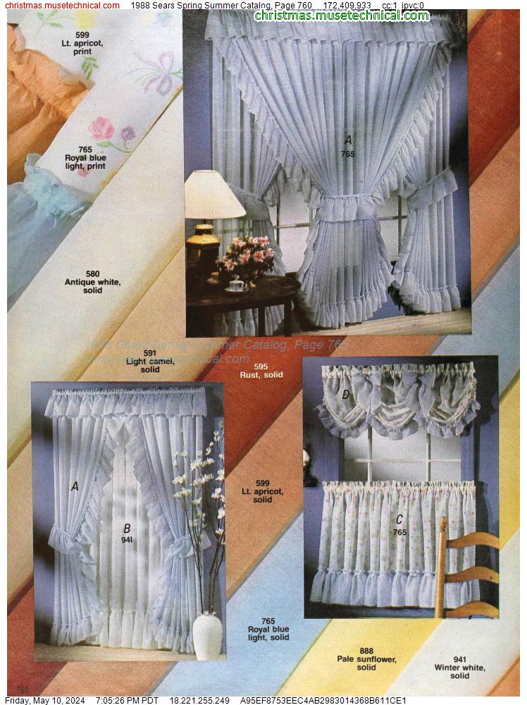 1988 Sears Spring Summer Catalog, Page 760