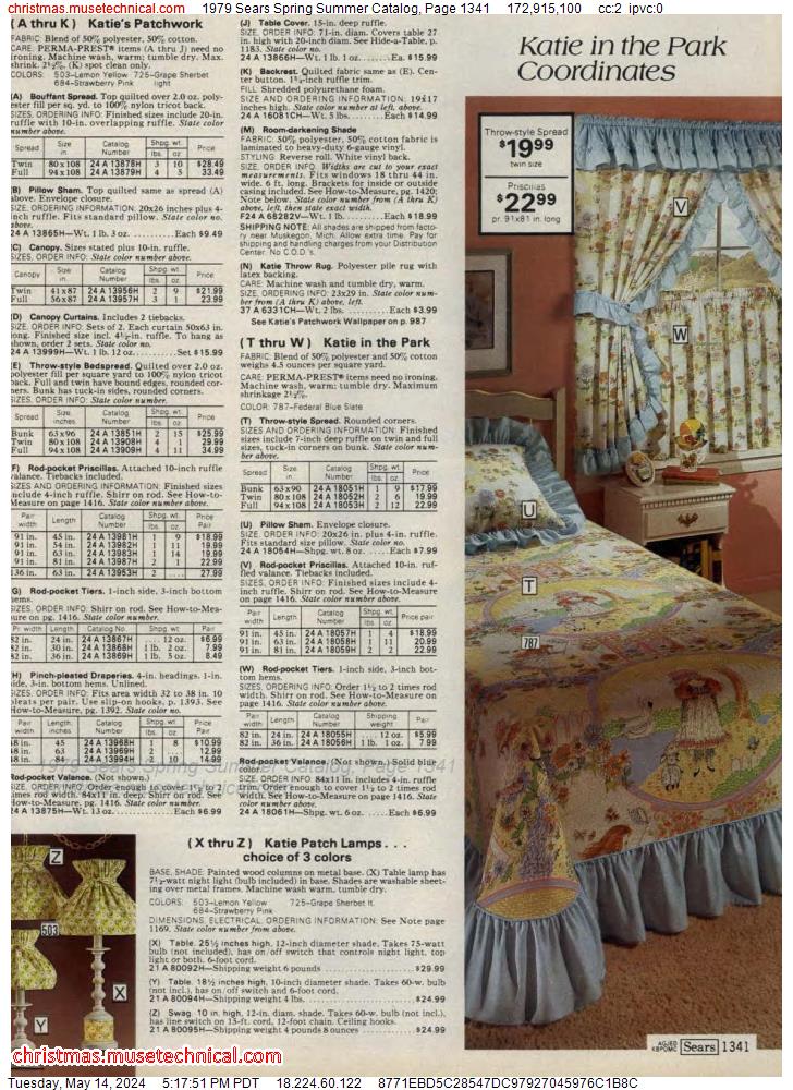 1979 Sears Spring Summer Catalog, Page 1341