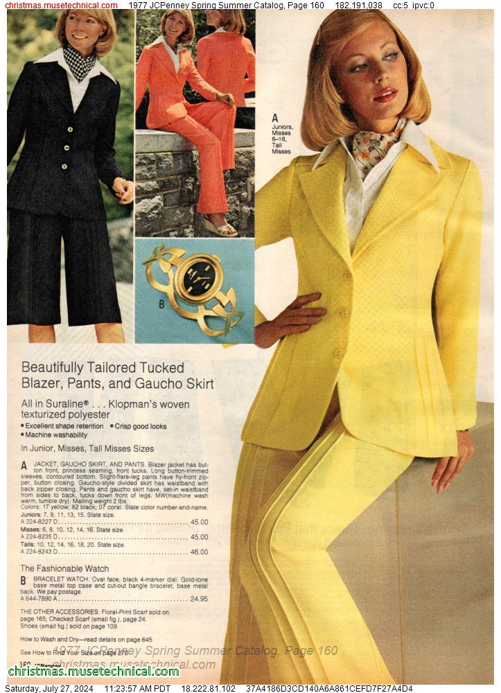 1977 JCPenney Spring Summer Catalog, Page 160