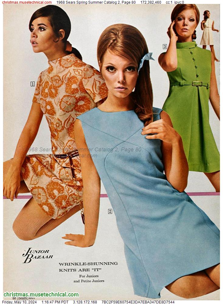 1968 Sears Spring Summer Catalog 2, Page 80