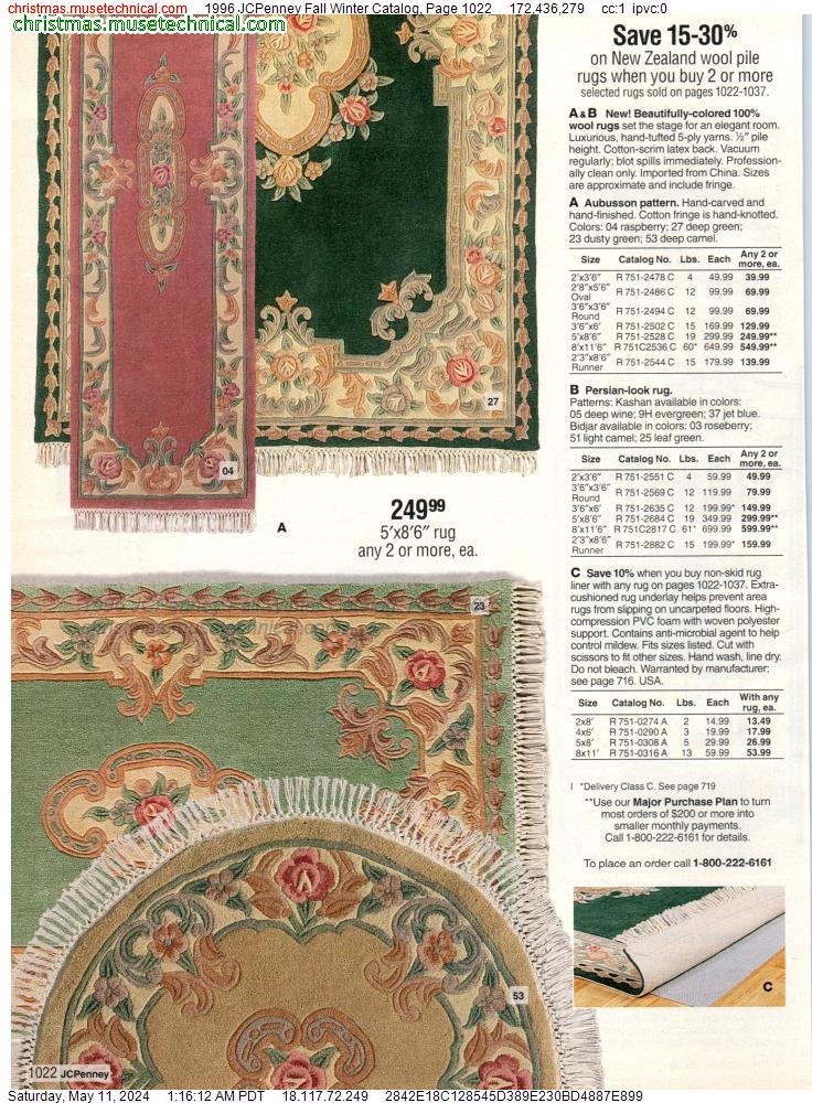 1996 JCPenney Fall Winter Catalog, Page 1022