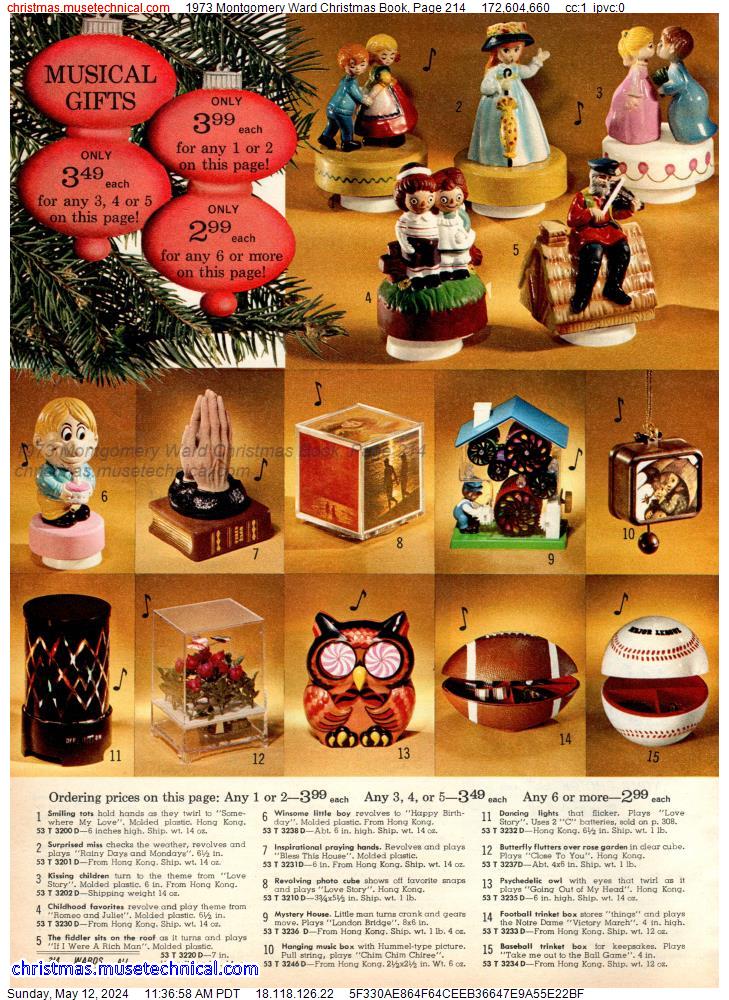 1973 Montgomery Ward Christmas Book, Page 214