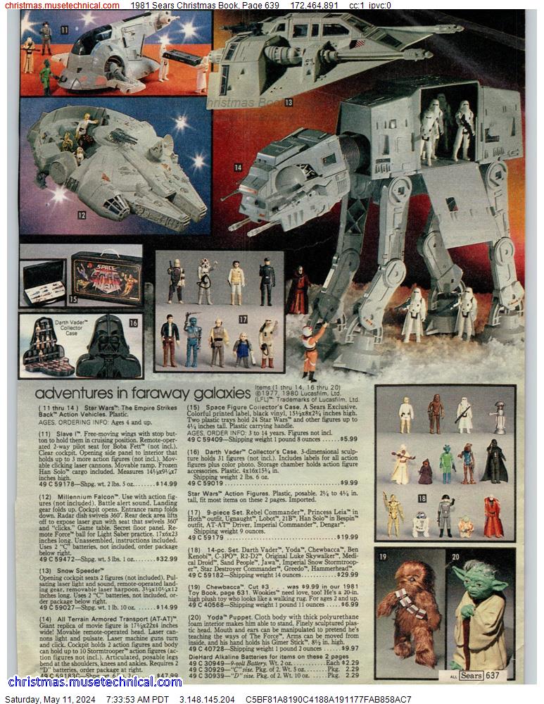 1981 Sears Christmas Book, Page 639
