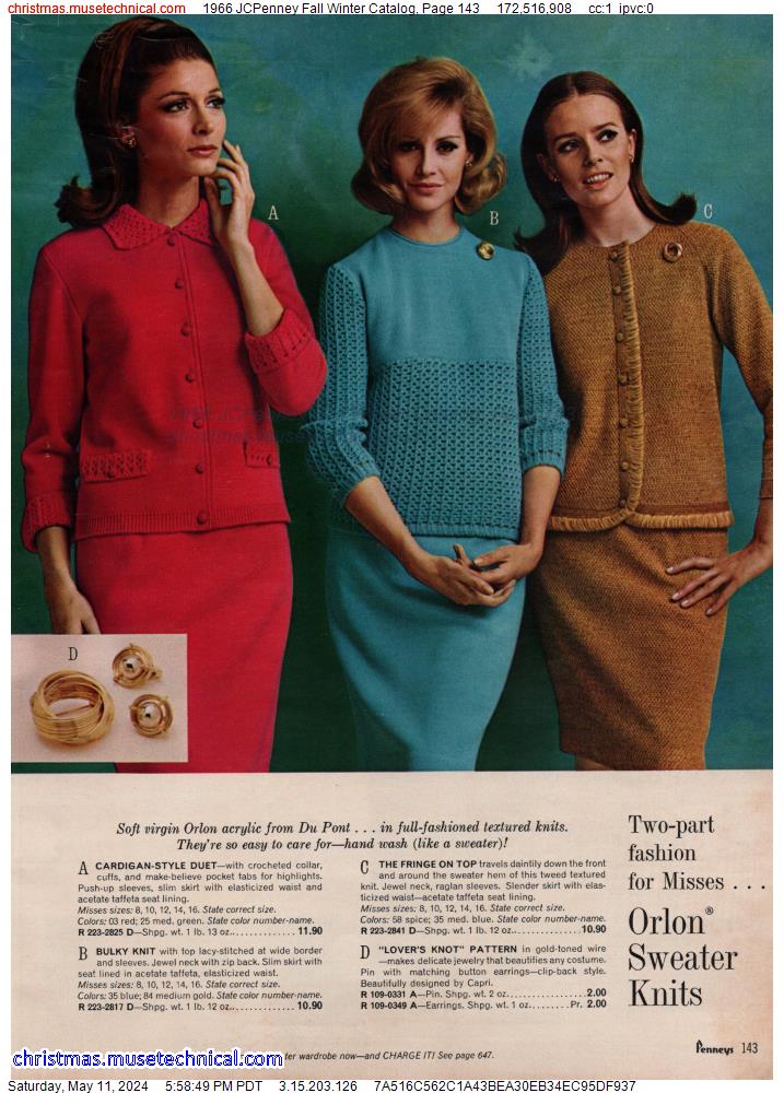 1966 JCPenney Fall Winter Catalog, Page 143